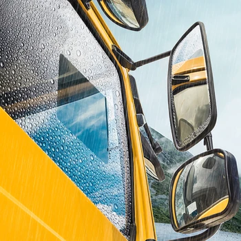 30 см x 100 см Боковое окно автомобиля Дождевая пленка заднего вида Анти-Туман Защита от дождя Домашнее окно Ванная комната Зеркало Водонепроницаемые наклейки Пленки