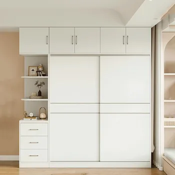 Белый шкаф с выдвижными ящиками Современный роскошный большой многофункциональный шкаф для хранения Шкафы-купе Органайзер Kleiderschrank Мебель для спальни