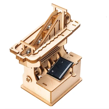 Детская научная игрушка Шары для отслеживания солнечной энергии STEM Физико-технологический гаджет DIY Деревянный механический 3D-набор головоломок Развивающие игрушки