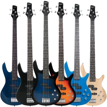 IRIN 4-струнная электробас-гитара 24 лада Кленовый корпус Бас-гитара Guitarra с кабельными ключами Гитарные запчасти и аксессуары