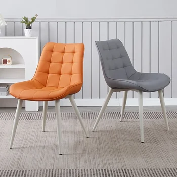 Дизайн Офис Кухня Обеденные стулья Акцентный табурет Легкие обеденные стулья для гостиной Мобильная мебель для дома Stoelen YX50DC