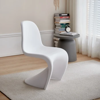 Скандинавский минималистичный стул Pan Dong, домашний пластиковый обеденный стул, дизайнерский персонализированный фотостул, креатив интернет-знаменитостей