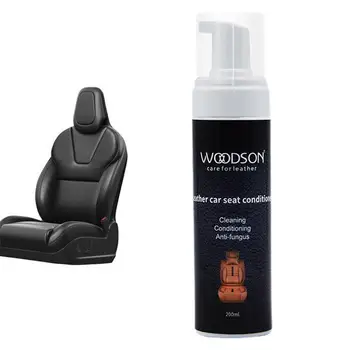 Leather Car Seat Cleaner Авто Средство для удаления авто 200 мл Многоцелевое сильное эффективное пенное пятноочистительное средство Высокоэффективная автомобильная пена