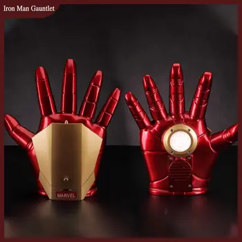 Marvel Железный человек Перчатка Железный человек Перчатки Хэллоуин Мстители 4 Эндшпиль Косплей Латексные перчатки Оружие Фигурка Детская игрушка