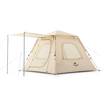 Naturehike Outdoor Camping Equipment UPF50 + Ango Автоматическая всплывающая семейная палатка для пеших прогулок на 3-4 человека