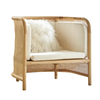 Домашний отдых на открытом воздухе спинка диван кресло для отдыха японский стул из ротанга из массива дерева с проживанием в семье бамбуковый стул из ткани