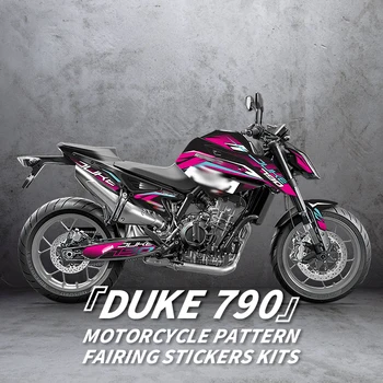  Используется для KTM DUKE 790 Аксессуары для велосипедов Покраска Детали Украшение Переоборудование Наклейки Мотоцикла Шаблон Печать Обтекатель Наклейки Наборы