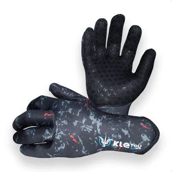  Новый 3 мм Неопреновые перчатки для дайвинга Камуфляжные перчатки для плавания для взрослых Подводная охота Устойчивые к ударам Рыбалка Дайвинг Перчатки для серфинга