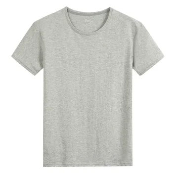 A3269 Лето Новая мужская футболка из 100% хлопка Однотонная мягкая на ощупь ткань Мужские базовые топы Футболки Повседневная мужская одежда Мода