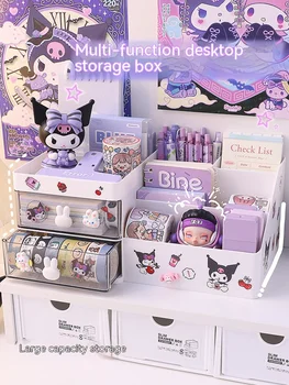 Настольный ящик Sanrio в стиле организующего стола для размещения различных предметов, канцелярских принадлежностей, ящика для хранения, настольного держателя для ручек