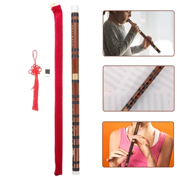  Китайский стиль Бамбуковая флейта Дети Взрослые Портативная флейта для начинающих C-F Тон