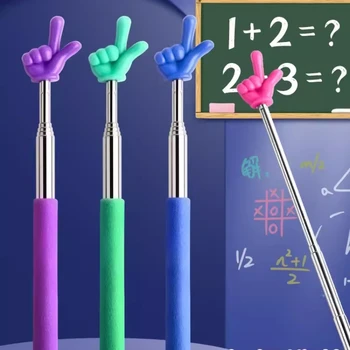 Конфетный цвет Палец Инструменты для дошкольного обучения Выдвижные палочки Образовательный инструмент обучения Принадлежности для учителя для класса