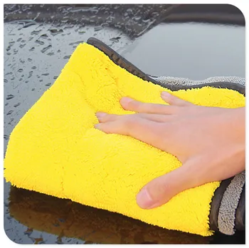 Утолщенное полотенце для чистки автомобиля Бархат из микрофибры для AUDI-A6 VAUXHALL-CORSA bmw-3 Coupé HYUNDAI-SONATA