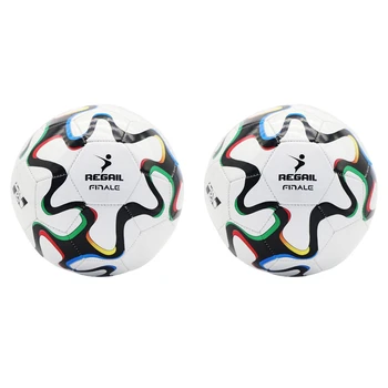 Top!-2X REGAIL Профессиональный футбольный мяч размера 5 Утолщенные мячи для командных матчей Футбольные тренировочные мячи машинной сшивания