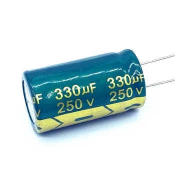 5 шт./лот высокочастотный низкоимпедансный алюминиевый электролитический конденсатор 250 В 330 мкФ размер 18 * 30 330 мкФ 20%