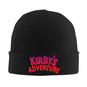 K-Kirbys Adventure Видеоигра Skullies Шапки Шапки Унисекс Зима Теплая Вязаная Шапка Женщины Мужчины Крутые Взрослые Шляпы На открытом воздухе Лыжная шапка