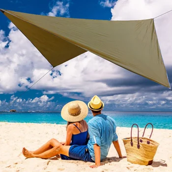 Кемпинг Палатка Укрытие Водонепроницаемый солнцезащитный крем Открытый тент L Для палаток, пляжей, пикников, рюкзаков, кемпинга, путешествий Дропшиппинг