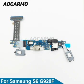 Aocarmo USB Зарядное устройство Зарядный порт Док-станция Гибкий кабель Детали для Samsung Galaxy S6 G920F