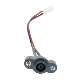  Электрический скутер Зарядное устройство Шнур Кабель Скутер Зарядный порт для Xiaomi Ninebot ES1 ES2 ES3 ES4