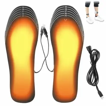  Грелка для ног для зимы Инновационный дизайн Удобные долговечные прочные стельки для обуви На открытом воздухе Спортивная стелька с подогревом Удобная