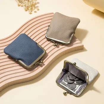  кожаный мини-кошелек маленькие женщины новая европейская и американская мода для хранения монет сумка для карт портативная сумка для губной помады