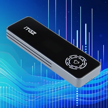M.2 NVMe/NGFF SSD Корпус USB 3.2 Gen 2 10 Гбит/с Корпус твердотельного накопителя M.2 M-key RGB Сенсорное управление для твердотельных накопителей 2280