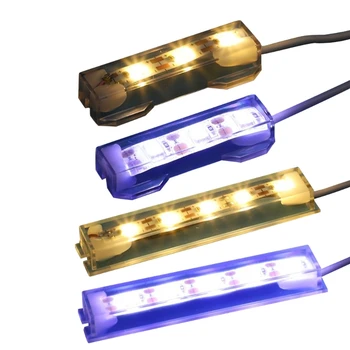 Гибкие световые полосы для аквариумов USB освещают ваших рыбок бетта с помощью вибраций