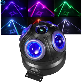  Профессиональная сценическая проекционная вечеринка 4 глаза Свет с эффектом движущейся головы с помощью DMX управления со световой полосой для DJ Disco Club