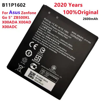 100% оригинальный аккумулятор 2660 мАч B11P1602 для телефона ASUS Zenfone Go 5 ZB500KL X00AD X00ADC X00ADA Телефон последней производственной версии