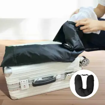  Дорожная подушка для шеи Портативная мягкая подушка для шеи для путешествий с многоразовой поддерживающей подушкой Компактный чехол для автомобиля