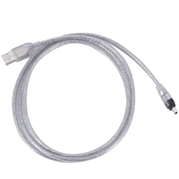 1.5M USB To IEEE 1394 4-контактный адаптер Firewire DV Кабельный преобразователь для камеры ПК