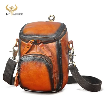 Самый продаваемый качественный кожаный многофункциональный крючок через плечо сумка дизайн портсигар 6 дюймов сумка для телефона поясной ремень набор 1167