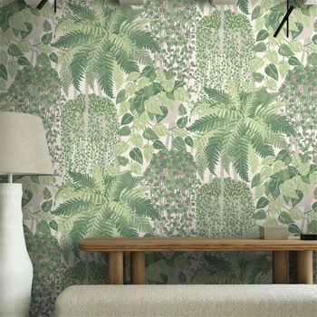 пользовательские обои Юго-Восточной Азии тропический лес зеленые листья фрески 3D обои для гостиной отель ресторан фон
