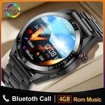 2023 Новые смарт-часы Bluetooth Call 466 * 466 AMOLED 1,43-дюймовый экран Часы всегда отображают время 4 ГБ Местная музыка Умные часы для мужчин