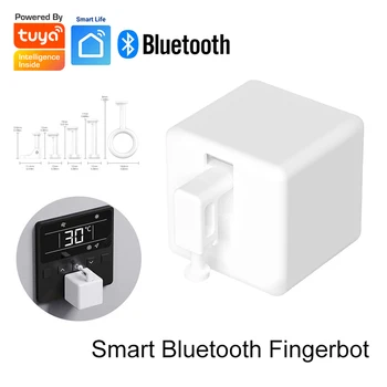 Tuya Bluetooth Smart Fingerbot Switch Кнопка Кнопка Умный Life Switch Управление таймером работает с Alexa Google Home Bluetooth Hub