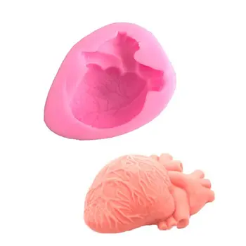 3D формы для литья сердца сердца для смолы, мыла, воска, помадки, художественного ремесла, инструментов
