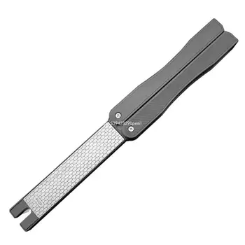  Ручная двусторонняя точилка 3 в 1 Складной алмазный нож с зернистостью 400/600