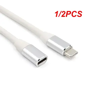 1 / 2 шт. Тип C USB 3.1 Штекер на USB 3.1 Штекер на USB-C Гнездо Удлинитель Шнур 1 м для Macbook