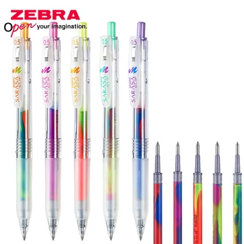 Япония Гелевая ручка ZEBRA JJ75 Incredible Limited JJ15 Color Gradient Mixed Color Pen Студенты с канцелярскими принадлежностями Ручной учет Kawaii