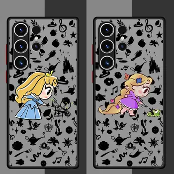 Shell Disney Cartoon Princess Чехол для телефона Samsung Galaxy S23 FE S9 S21 FE S20 Ultra S10 Plus S23 Ultra S22 Plus Чехол Мягкий