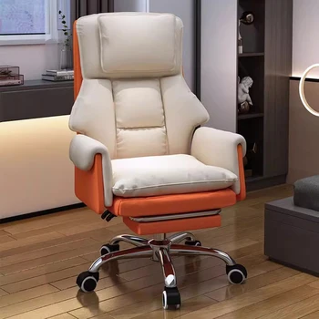 Stretch Мобильный офисный стул Игровая подушка Эргономичные белые массажные колеса Игровое кресло Современная эластичная мебель для геймеров Silla