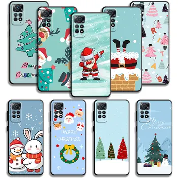 Чехол для телефона Xiaomi Redmi Note 11 12S 12 11T 11S 10 8 Pro 9 9S 9T 8T для Redmi 12 10 9A 9C 10C K40 Счастливого Рождества Санта-Клаус