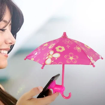 Универсальная мини-подставка для зонта с присоской Подставки для сотовых телефонов Симпатичный открытый солнцезащитный козырек Крепление для держателя телефона