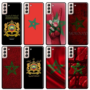 Флаг Марокко для Samsung Galaxy Note 20 Ultra Note 9 10 S8 S9 S10 Plus S20 FE S21 Ultra Чехол для телефона