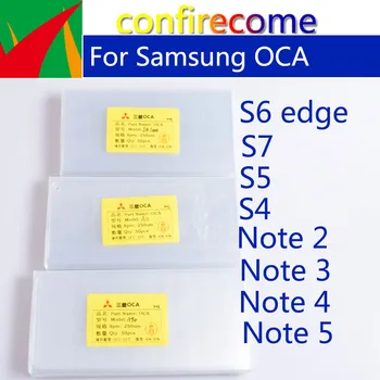 50 шт./лот OCA Оптический прозрачный клей для Samsung Galaxy S6 Edge S7 S5 S4 Note 2 3 4 5 Note2 Note3 для Mitsubishi Film OCA Клей
