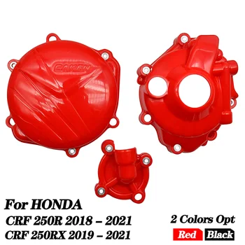 CAKEN Защита зажигания мотоцикла Крышка водяного насоса Защита сцепления для Honda CRF 250R 250RX CRF250R CRF250RX 2018 2019 2020 2021