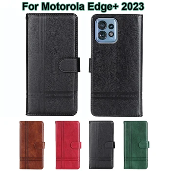 Винтажный кожаный чехол для Motorola Edge + 2023 Чехол Кошелек Телефон Capas для Motorola Edge 40 Pro чехол для Moto X40 XT2301-5 Funda