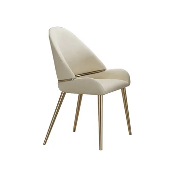  Фабрика Непосредственно Белый цвет Обеденные стулья Современная мебель для столовой Столовая Столовые стулья высшего класса из искусственной кожи