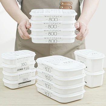 Японская коробка для упаковки замороженного мяса Хранение в холодильнике для пищевых продуктов Консервирование фруктов и овощей Подготовьте блюда Разделенная коробка